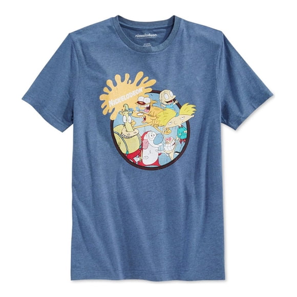 Jem T-Shirt Graphique Rewind pour Hommes, Bleu, Grand