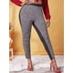 thumbnail image 3 of Talla grande Espacio de marlado Dye Insert Insert Contrast Leggings Rosegal Leggings de talla grande, 3 of 5
