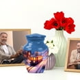 thumbnail image 6 of JAGASY Train Funeral Urn for Ashes Adult Male, Blue Small Urns for Human Ashes Keepsake, Snowy Street Decorative Urns for Mother, Night Street Light Cremation Urn for Father, (3 Inch), 6 of 7
