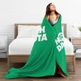 thumbnail image 4 of Manta de franela de hockey de los sioux combatientes de Dakota del Norte, elegante edredón para una siesta, edredón de invierno para las cuatro estaciones, edredón antimicrobiano con control de, 4 of 5