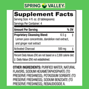 Spring Valley Lemon/Charcoal Colon Cleanse, 16 fl oz
