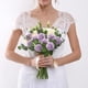 thumbnail image 5 of Flores artificiales N&T NIETING rosas moradas x25 con tallo, 5 of 8