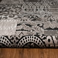 thumbnail image 5 of Linon Home Décor Jewel Area Rug Collection, Black and Black, 5' x 7.6', 5 of 5