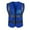 Blue, variant on Dvkptbk Adult Low Elasticity Knitted Vest High Visibility Running Reflective Vest Security Equipment Night Work Tops Sports Safety