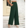 thumbnail image 6 of FreshPretty Women High Waisted Wide Leg Pants Fall Business Casual Work Dress Pants Loose Office Palazzo Trousers Pockets, 6 of 9