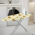 thumbnail image 2 of HELLHERO Soft Ironing Board Cover, Sunflower Musical Note Ironing Board Cover, Non Stick Scorch and Stain Resistant Standard Size 15x54 Inch with Elastic Edges, 2 of 5