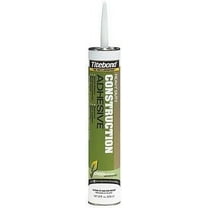 Titebond All Purpose Construction Adhesive Wood, Paneling, Plywood Beige Tube 29 Oz
