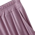 thumbnail image 6 of biudgviw Pajama Shorts for Women Plus Size Modal Ultra-Soft Sleepwear Solid Color Summer Comfy Loungewear Shorts Pj Bottoms with Pockets, 6 of 7