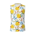 thumbnail image 6 of Lsque Ducks and Anchors Print Men's Cotton Blend Sleeveless Muscle Shirts (S-3XL)- Moisture Wicking, Odor Protection, UPF 30+,Small, 6 of 8