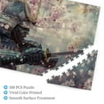 thumbnail image 3 of Japan Cherry Blossom and Samurai Jigsaw Puzzle 500 Pieces for Adults - Floral Puzzle Gift for Japan Lovers - 500pc Puzzles, 3 of 5
