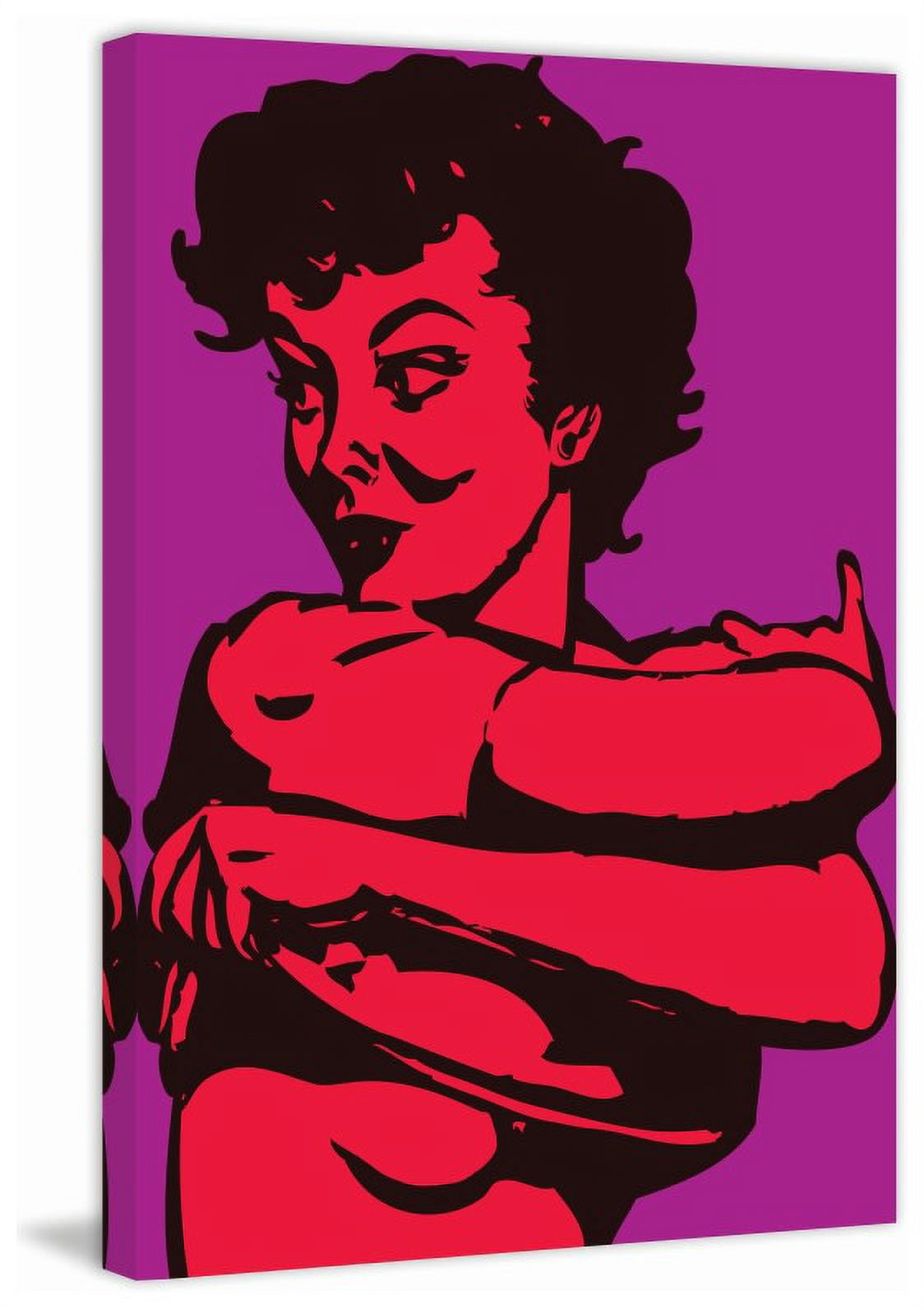 Marmont Hill "Girl 3" Print on Canvas