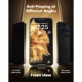 thumbnail image 2 of Protector de pantalla de privacidad UnbreakCable para iPhone 16 Plus/15 Plus, 2 of 9