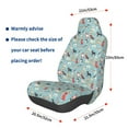 thumbnail image 3 of Lsque Animal Dog Pattern Car Seat Covers for Front Seats , Waterproof Seat Covers for Cars, Sporty Front Seat Covers,Car Seat Cover Protector Front Seats, 3 of 5