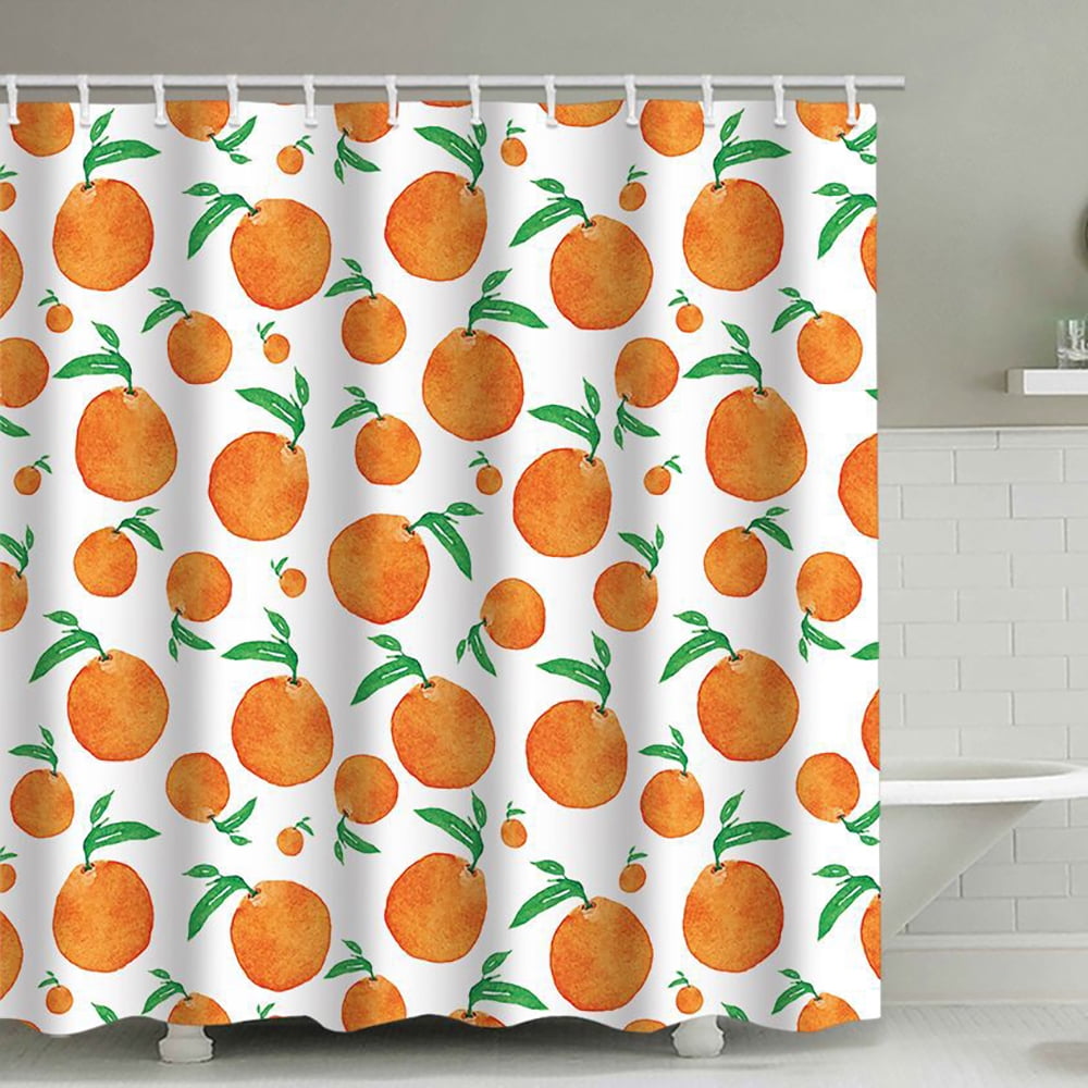 100% Polyester Fabric Wood Board Love Declaration Shower Curtain Bathroom Hooks 