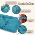 thumbnail image 5 of YEERSWAG 59" x 20" Lake Blue Bench Outdoor Seating Cushion Anti-Fading, 5 of 7