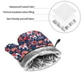 thumbnail image 6 of Cauagu Elephants Print Oven Mitts and Pot Holders 4 pcs Set,Extra Thicken Long Kitchen Oven Glove Potholders BBQ Gloves-Oven Mitts and Pot Holders(11 Inch), 6 of 6