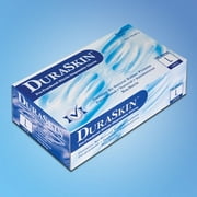 DuraSkin Powder-Free Nitrile Disposable Gloves in Blue - Large (50 Gloves)