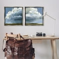 thumbnail image 2 of Stupell Industries Sublime Outdoor Weather Landscape Landscape Painting Gray Floater Framed Canvas Art Print Wall Art, 25 x 25, Set of 2, 2 of 9