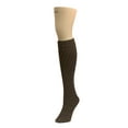 thumbnail image 3 of MeMoi Exotic Diamond Opaque Knee High Socks - Womens - Female, One Size, Brown, 3 of 3