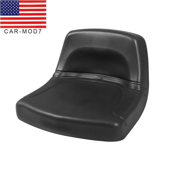 New Lawn Mower Garden Tractor Seat Low Back Black Waterproof Seat