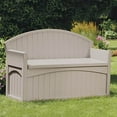 thumbnail image 2 of Suncast 50 Gallon Patio Bench Large Outdoor Durable Resin Garden Storage Box, 2 of 4