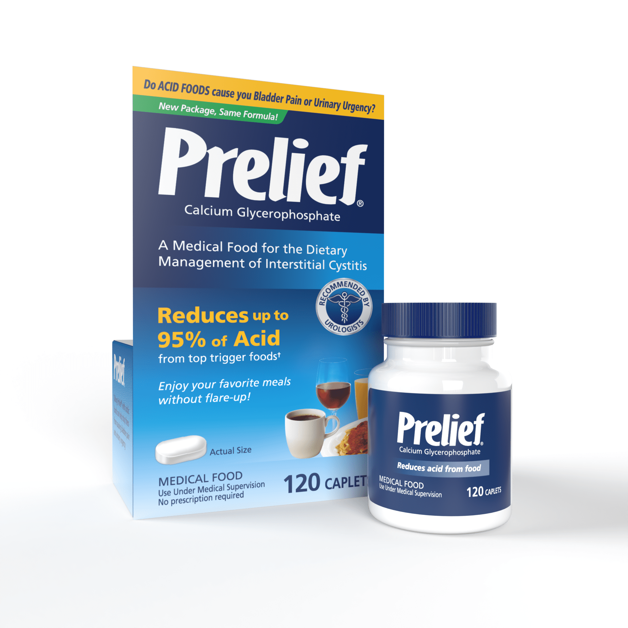 Prelief Acid Reducer Dietary Supplement, 120 Caplets