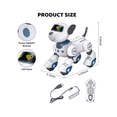 thumbnail image 4 of Juguete para Perro Robot con Control Remoto: RobóTico Programable, Juguete Interactivo Inteligente para Bailar, Cantar y Acrobacias, Blanco y Rosa, 4 of 7