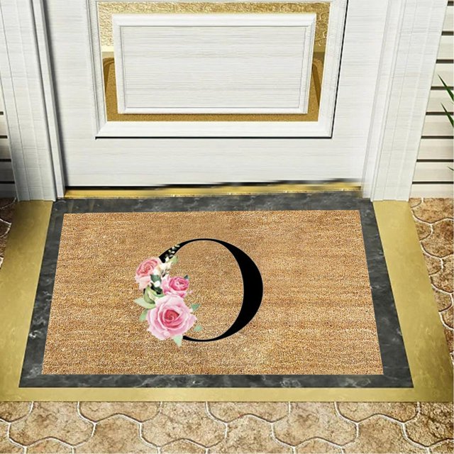 Wiueurtly Clearance Personalized Alphabet Doormat for Welcoming Guests At Your Doorstep 1PC