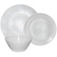 thumbnail image 4 of Parhoma 24-Piece Modern White Melamine Dinnerware Set  Service for 8 People, 4 of 6