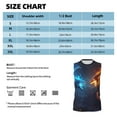 thumbnail image 4 of Disketp Red And Blue Fire Dragon C Sleeveless Tshirts for Men, Muscle Shirts for Men Dry Fit Tank Top-X-Large, 4 of 5