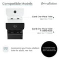 thumbnail image 6 of Toilet Hardware Black (SM-1T205HB, SM-1T256HB), 6 of 7