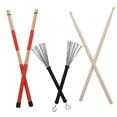 thumbnail image 3 of Drum Brush, Stable Convenient Practical Wire Drum Brush Flexible  For Replacement For Professional Use For Practice For General Purpose, 3 of 8