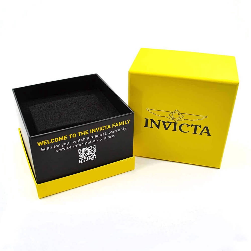 Invicta Men's Grand Diver Black Carbon Fiber Dial Black Bezel Stainless Steel Bracelet Dive Watch 12562