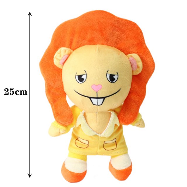 20-28cm Happy Tree Friends muñeco de peluche de dibujos animados Anime juguetes de peluche Flakey Flippy almohada suave decoración de la habitación muñeca regalo para niños niñas
