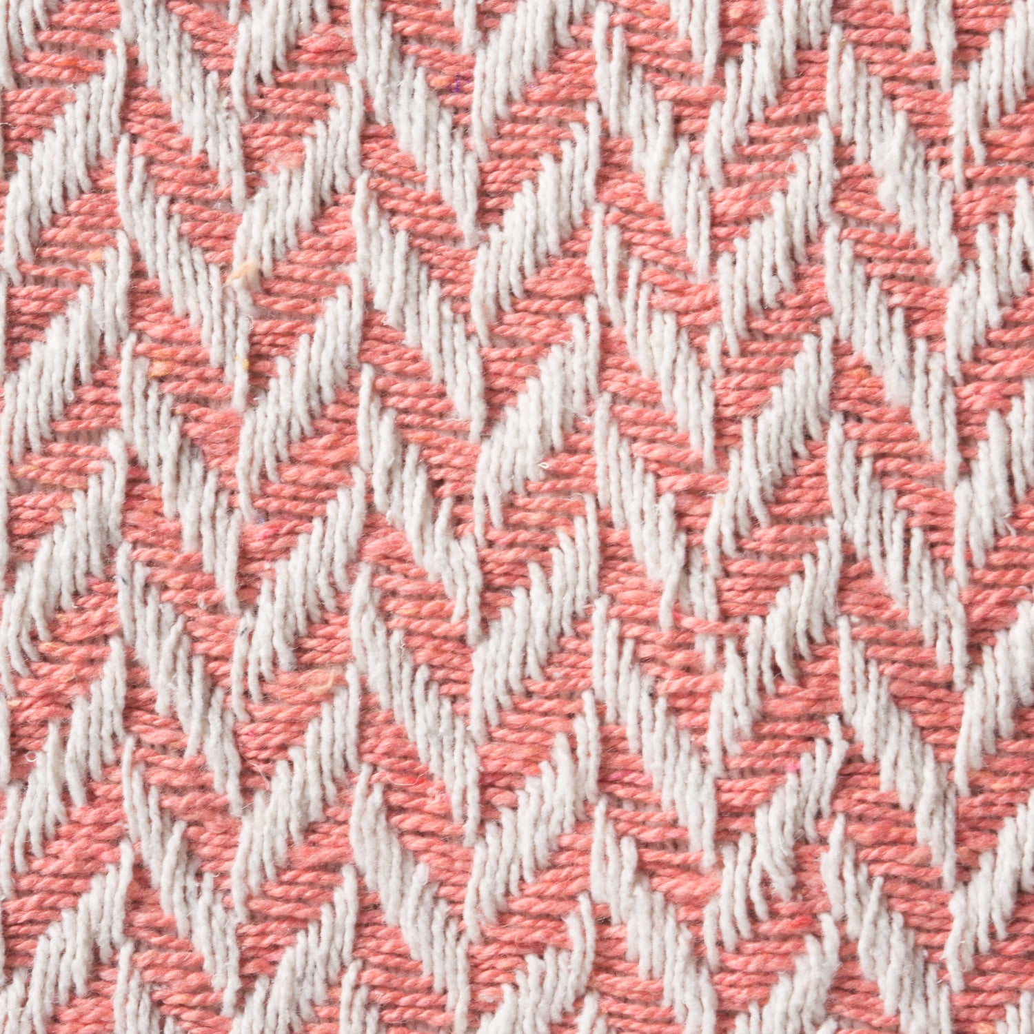 Blush Pink Zig-Zag Throw