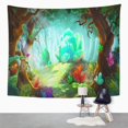 thumbnail image 2 of REFRED Colorful The Legend Diamond and Crystal Forest Video Game's Cg Realistic Wall Art Hanging Tapestry Home Decor for Living Room Bedroom Dorm 60x80 inch, 2 of 2