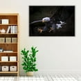thumbnail image 3 of An Eagle Setting for Landing - Wrapped Canvas Print Wall Art | 30" W x 20" H, 3 of 4
