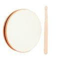 thumbnail image 1 of Shisuyan Hand Percussion Instruments Mini Drum White Wood 1 Set 7.86X7.86X1.38in, 1 of 8