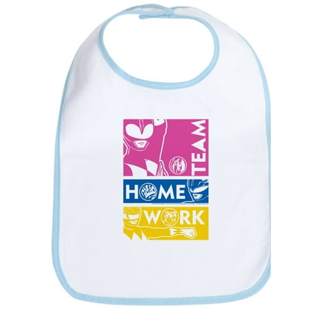 

CafePress - Power Rangers Team Home Work - Cute Cloth Baby Bib Toddler Bib