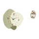thumbnail image 5 of Reloj de pared,Reloj de pared silencioso Reloj de pared nórdico Decoración del hogar,Relojes decorativos para pared,oficina,aula,hogar.,Estatua abstracta,Estatua abstracta para decoración, 5 of 8