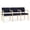 Navy, variant on Lenox Wood Reception Waiting 3-Seat Tandem Seating / Natural Wood / Black