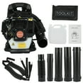 thumbnail image 6 of LA TALUS 52CC Gas Powered Backpack Leaf Blower, 550CFM 2-Stroke 1.7HP Snow Leaf Blower for Lawn Care Yard Dust Debris Black One Size, 6 of 8