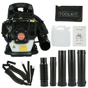 JNXYL 52CC Gas Powered Backpack Leaf Blower, 550CFM 2-Stroke 1.7HP 6800r/min Snow Leaf Blower for Lawn Care Yard Dust Debris Cleaning Snow Blowing