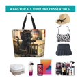 thumbnail image 6 of Rocae Adorable Kitten On Mini Train for Big Capacity Shoulder Bag with Pockets,Tote Bag for Women Handbag, 6 of 8