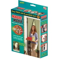 Magic Mesh Magnetic Hands Free Screen Door Cover As Seen on TV