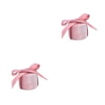 thumbnail image 1 of Jumpingount Joyas redondas collar Pendientes Embalaje Cinta Regalo Anillo de compromiso Caja Bowknot Vitrina Boda Banquete Rosa Rosa 2piezas, 1 of 6