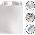thumbnail image 3 of 150 packs of aluminum foil sandwich wrap, greaseproof paper hamburger bags, fast food, breakfast lunch, food truck, barbecue, party supplies thermal hot dog bag covers, 3 of 5