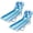 Aqua Blue, variant on SUNSPIRE 2 Pack Folding Beach Lounge Chair with Face Hole Pillow Side Pocket, Portable Reclining Tanning Sun Lounger for Beach Pool Patio Navy Blue