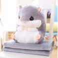 thumbnail image 1 of Jouets en Peluche Hamster Mignons avec Couverture, 1 of 4