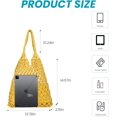 thumbnail image 3 of Kukuzhu Beach Bags for Women, 2 in 1 Summer Mesh Beach Tote Bag Hand Woven Beach Bag Weaving Hollow Shoulder Bag Handbag, 3 of 5